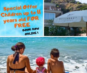 Special Offer Children up to 11 years old FOR FREE